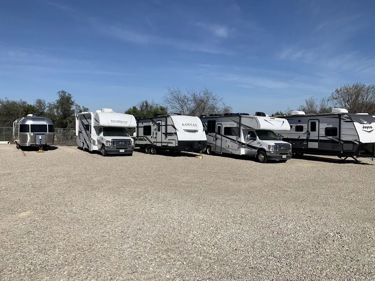 Austin Fireside RV Rental, RV storage in Spicewood