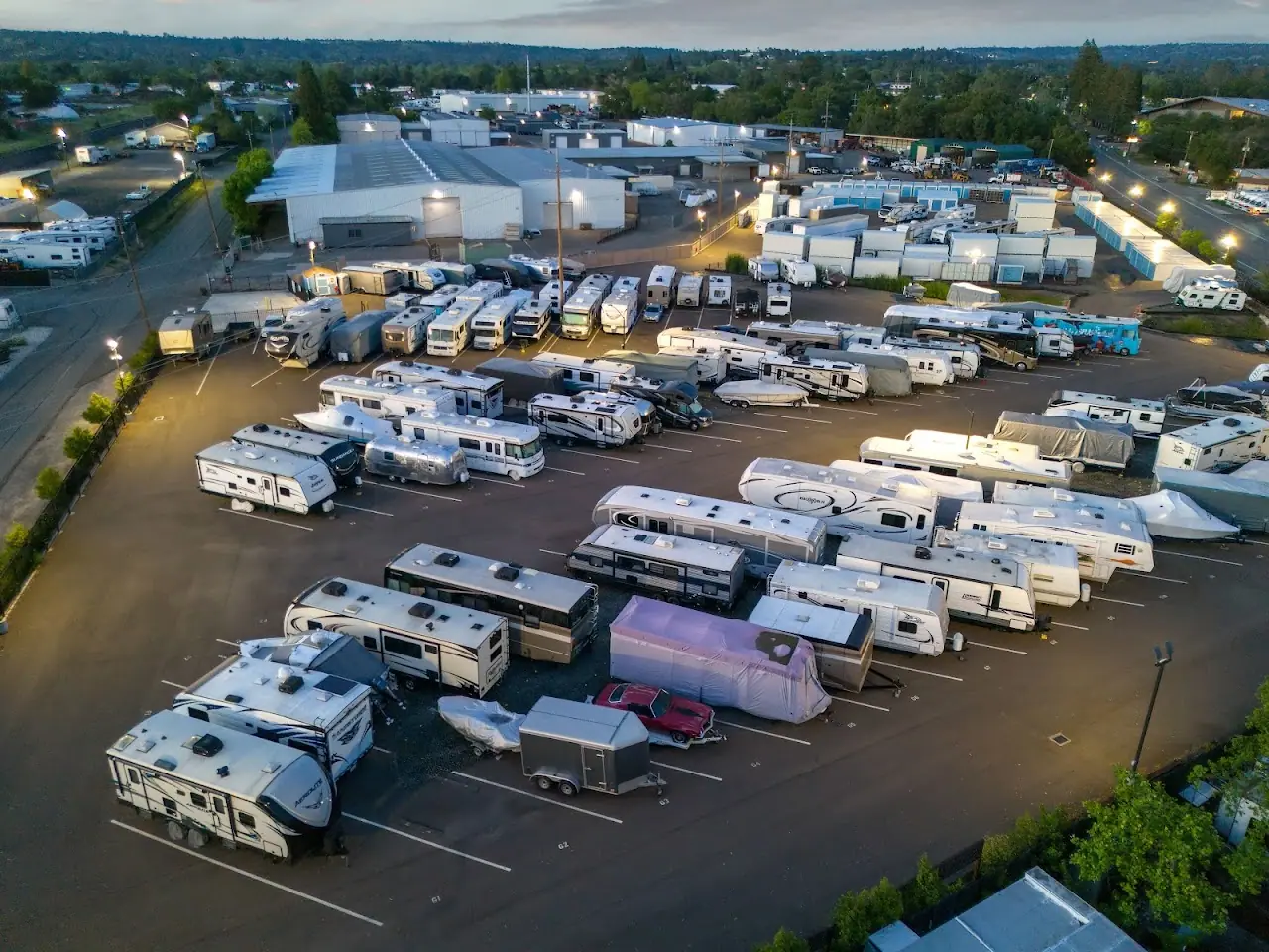 Big Toy Parking - by Loomis Self Storage, RV storage in Loomis