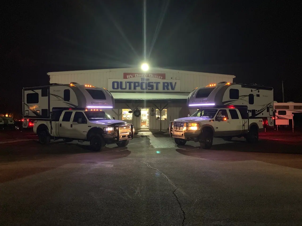 The Outpost RV, RV storage in Middlebury