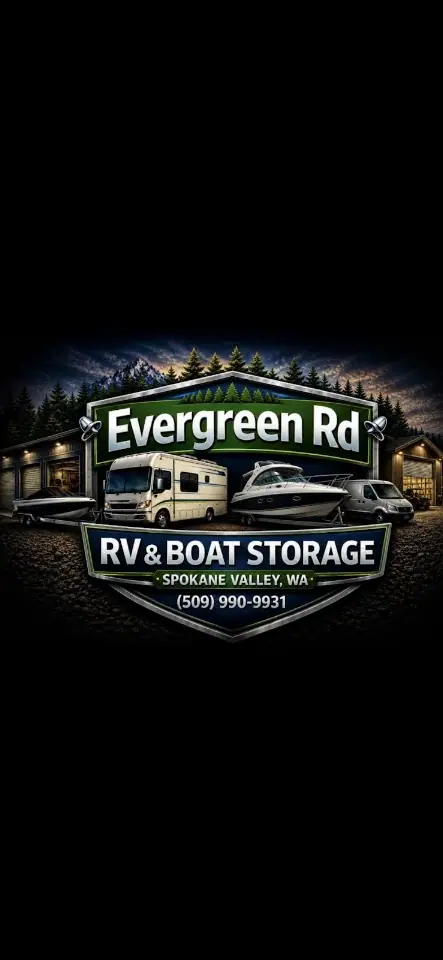 Evergreen rd rv@ boat storage, RV storage in Spokane Valley