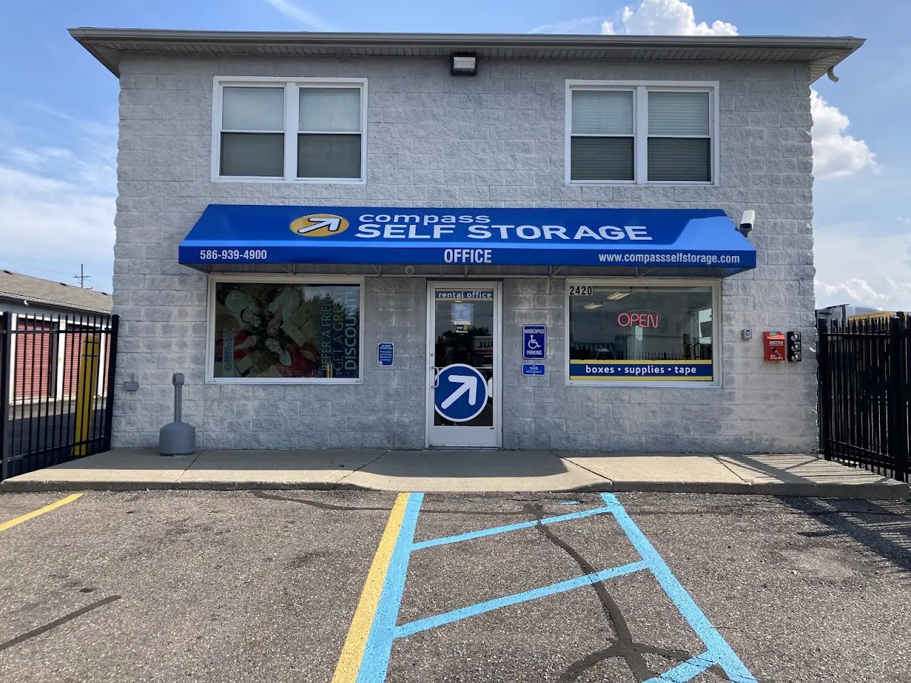 Compass Self Storage, RV storage in Warren