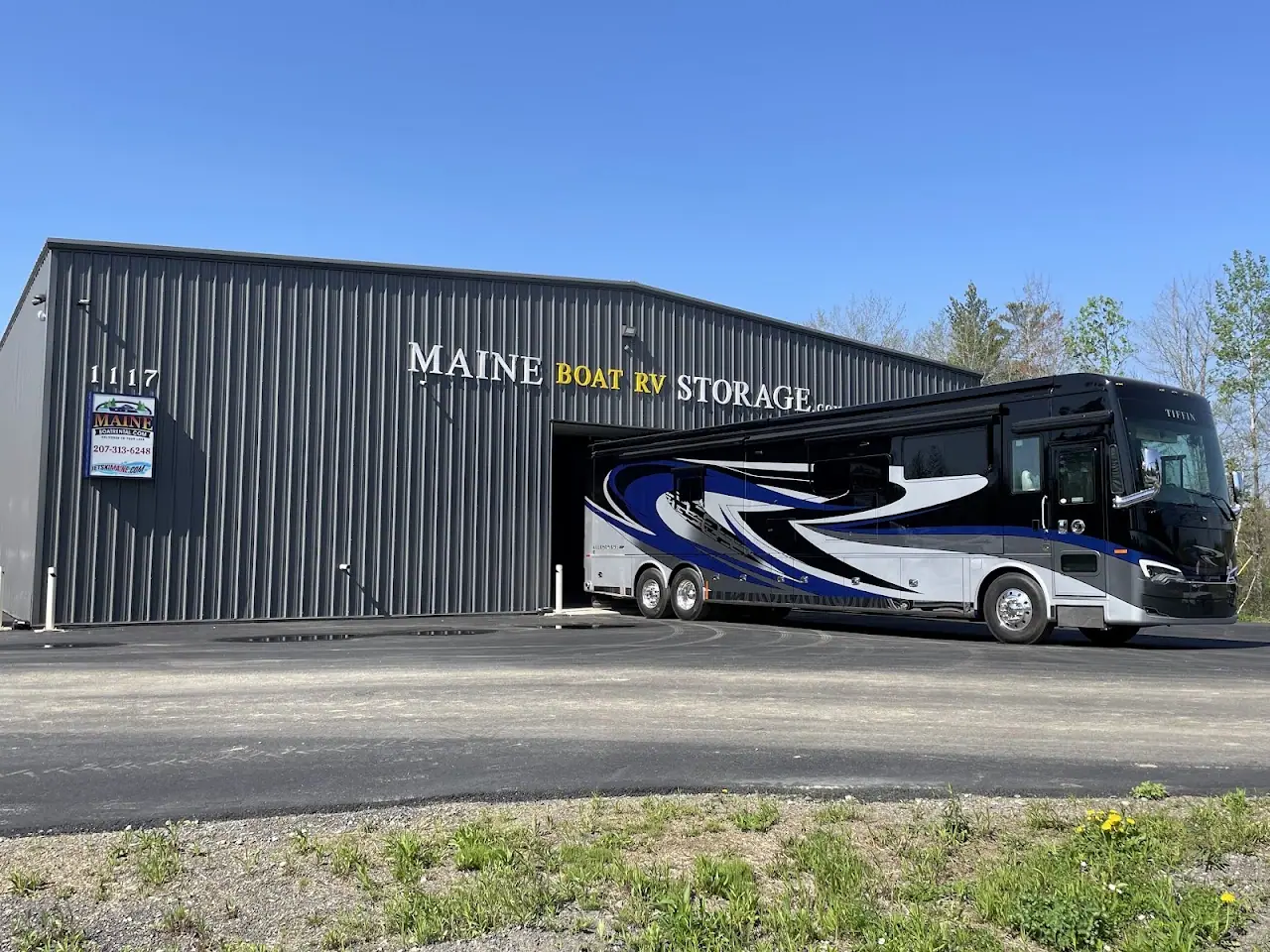 Maine Boat RV Storage, RV storage in Winslow