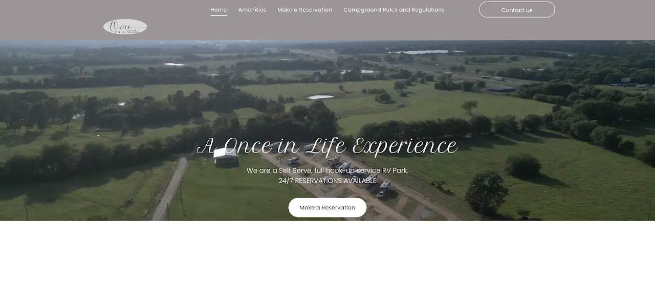 Once In Life Rv and Campground, RV storage in Mt Vernon