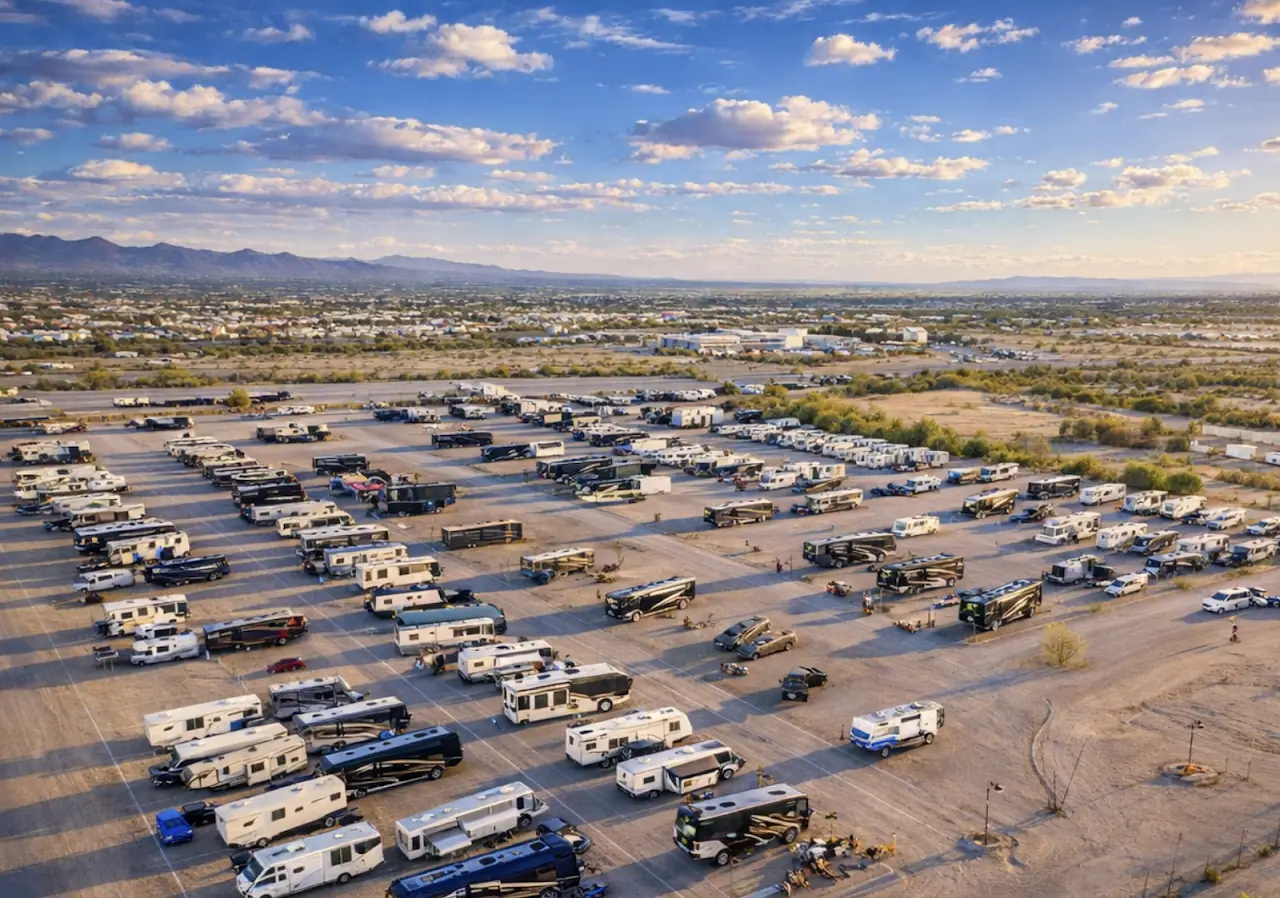 Rice Ranch RV Park (under new management), RV storage in Quartzsite
