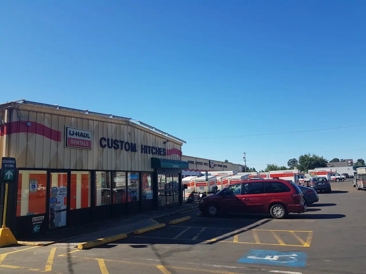 U-Haul Trailer Hitch Super Center of SW Portland, RV storage in Tigard
