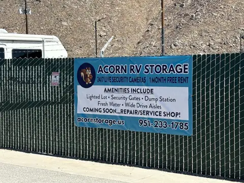 Acorn RV & Boat Storage in Winchester, CA