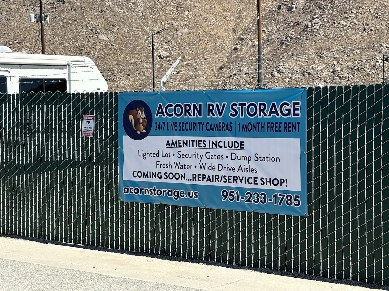 Acorn RV & Boat Storage, RV storage in Winchester
