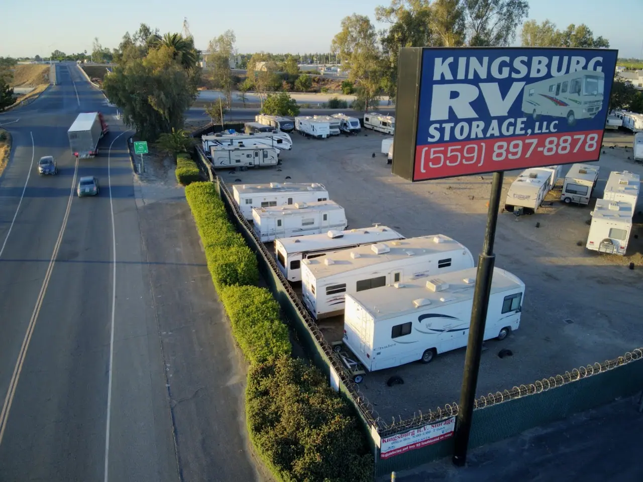 Kingsburg RV Storage, RV storage in Kingsburg