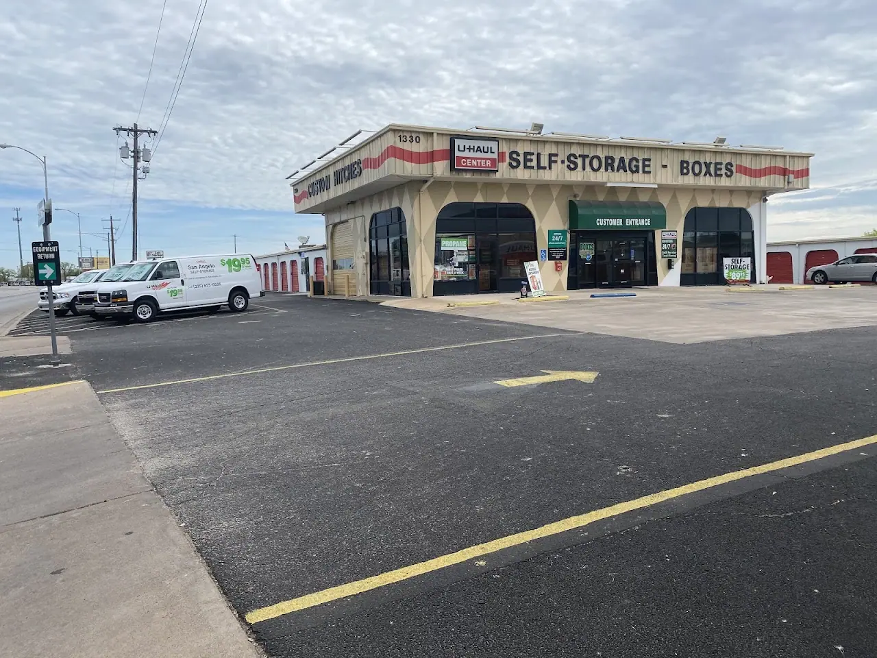 Self-Storage at U-Haul, RV storage in San Angelo