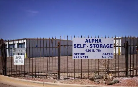 Alpha Self Storage, RV storage in Cottonwood