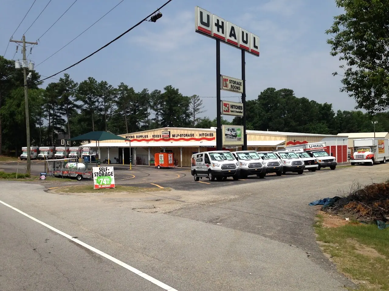 Self-Storage at U-Haul, RV storage in Columbia