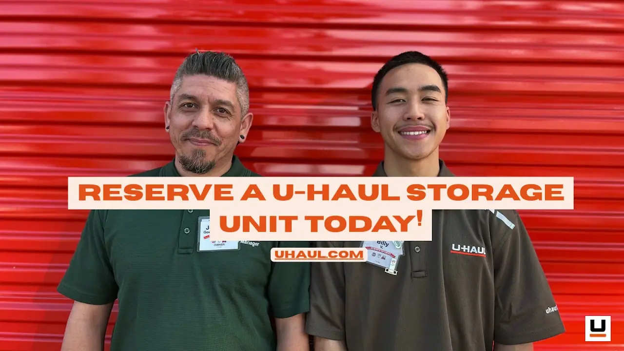 Self-Storage at U-Haul, RV storage in Fullerton