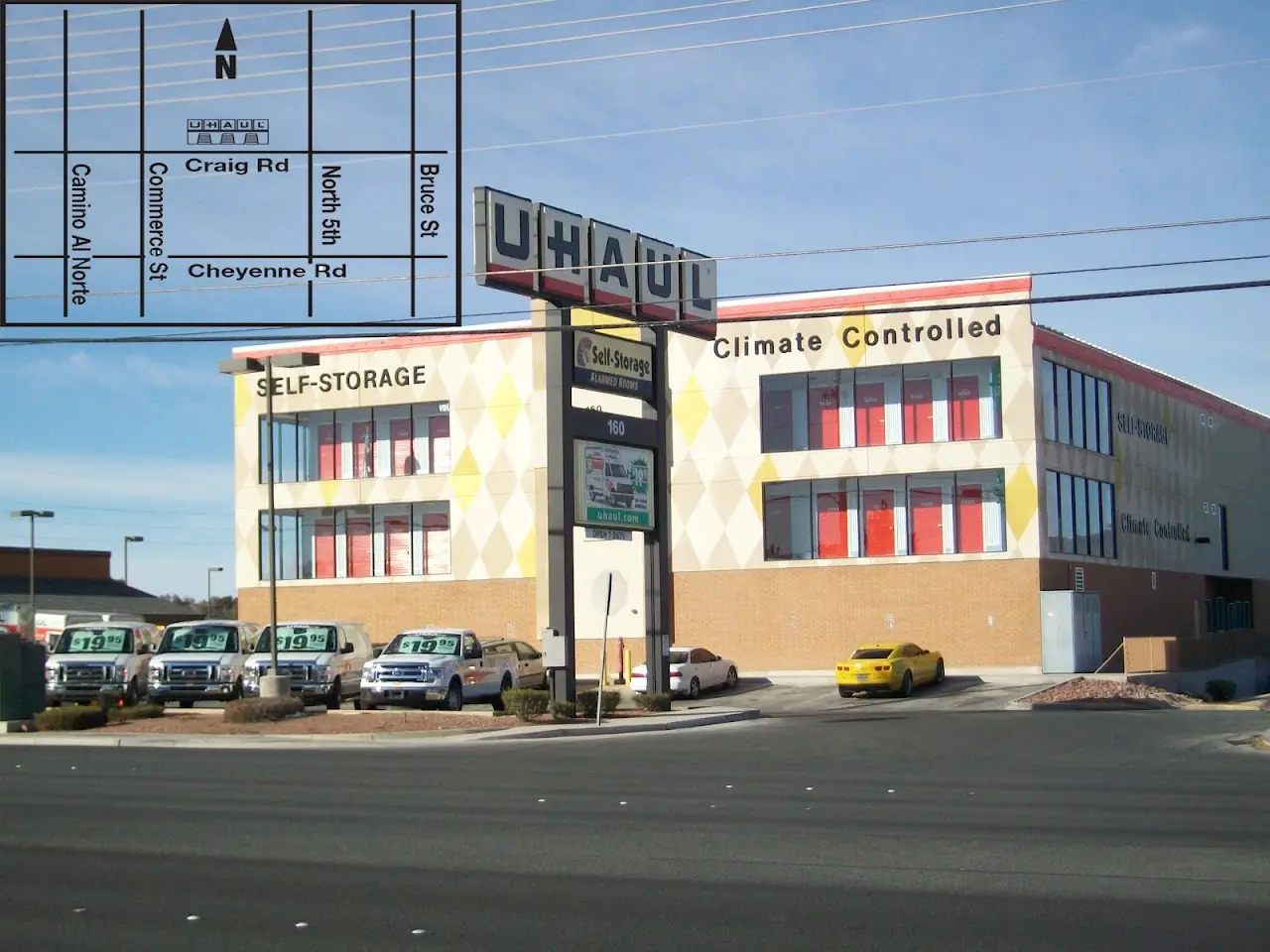 Self-Storage at U-Haul, RV storage in North Las Vegas