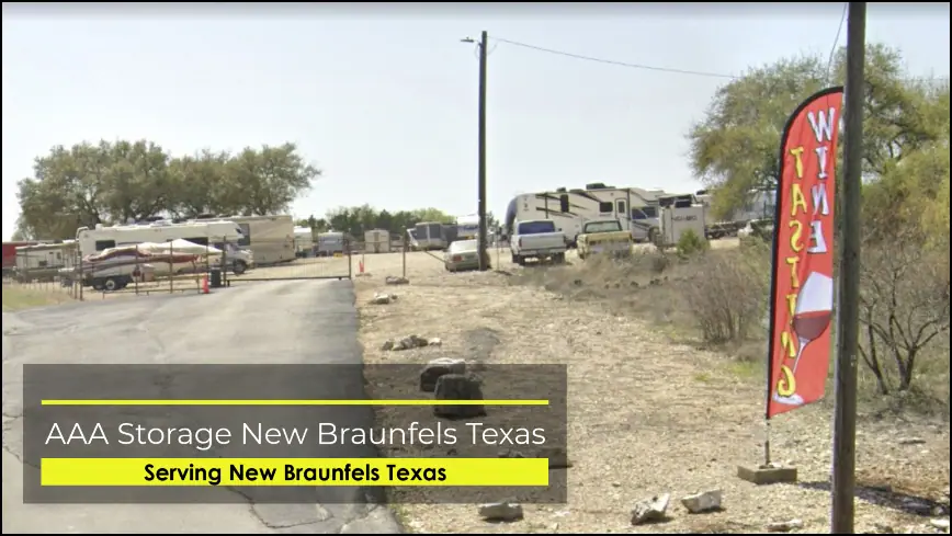 AAA Storage New Braunfels Texas, RV storage in New Braunfels