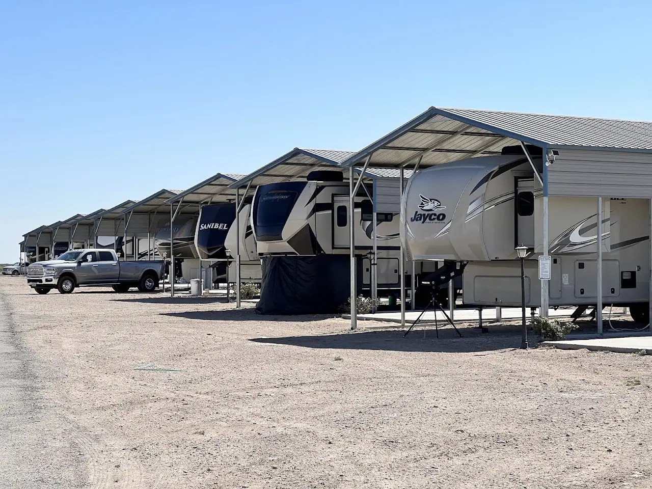 Solstice RV Park, RV storage in Monahans