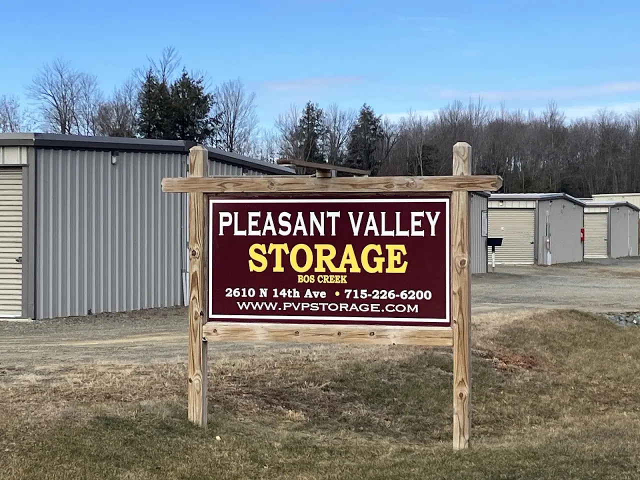 Pleasant Valley Storage, RV storage in Wausau