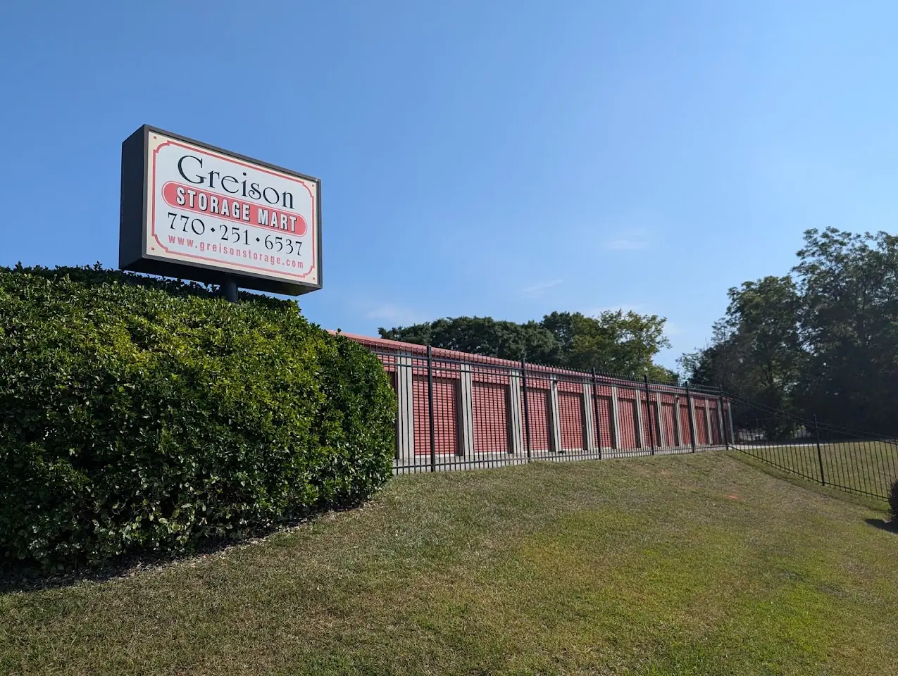 Greison Storage Mart, RV storage in Newnan