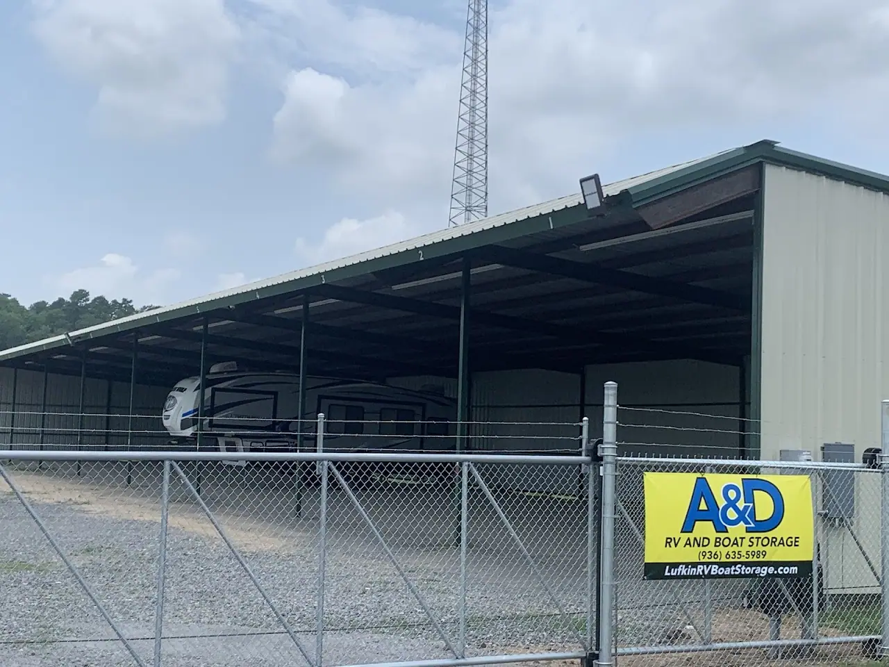 A&D RV and Boat Storage, RV storage in Lufkin