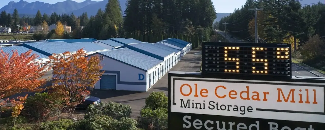 Ole Cedar Mill Mini Storage, RV storage in North Bend