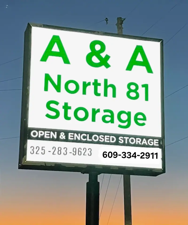 A & A North 81 Storage, RV storage in Enid