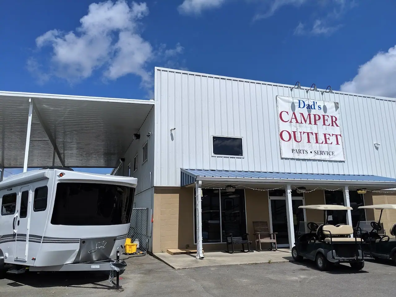 Dads Camper Outlet, RV storage in Picayune