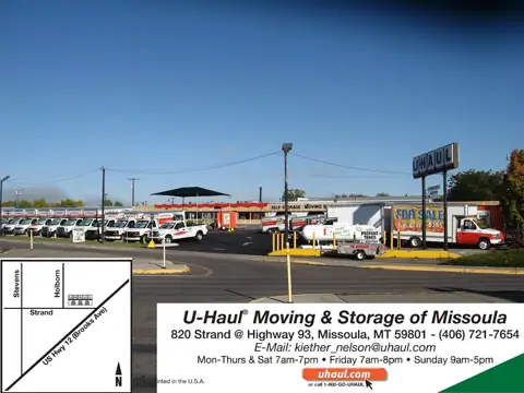 Self-Storage at U-Haul in Missoula, MT