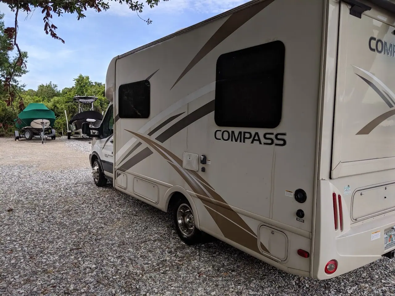 Dixie Dez Properties. A parking & storage lot for your Semi, RV, Boat, or Trailer, RV storage in Vero Beach