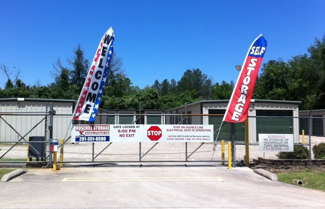 Rosehill Storage, RV storage in Tomball