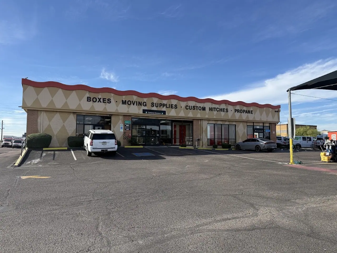 Self-Storage at U-Haul, RV storage in Tempe