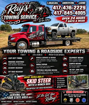 Ray's Towing Services LLC. in Lanagan, MO