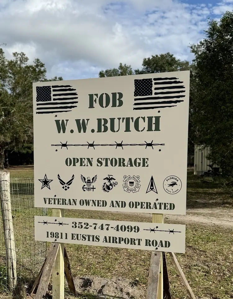 FOB WW Butch Open Storage, RV storage in Eustis