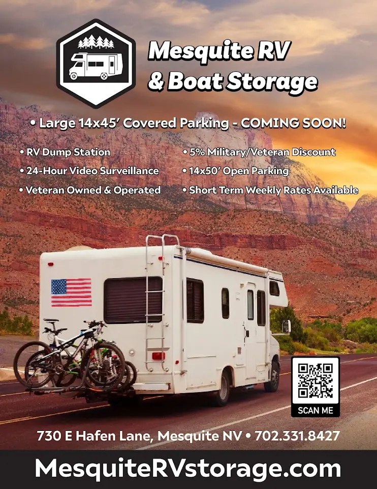 Mesquite RV and Boat Storage, RV storage in Mesquite