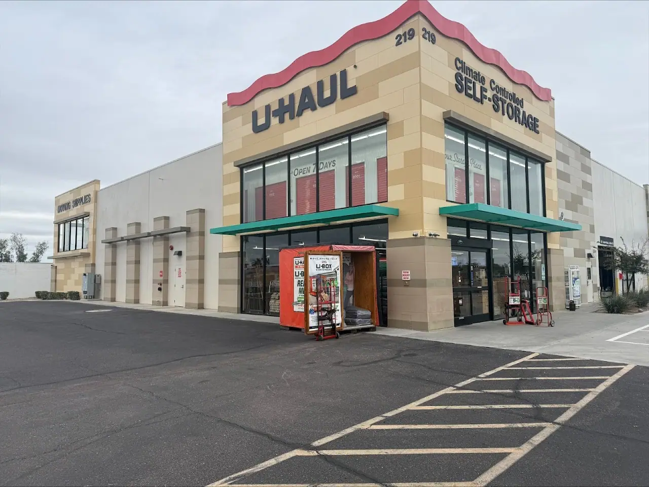 Self-Storage at U-Haul, RV storage in Mesa
