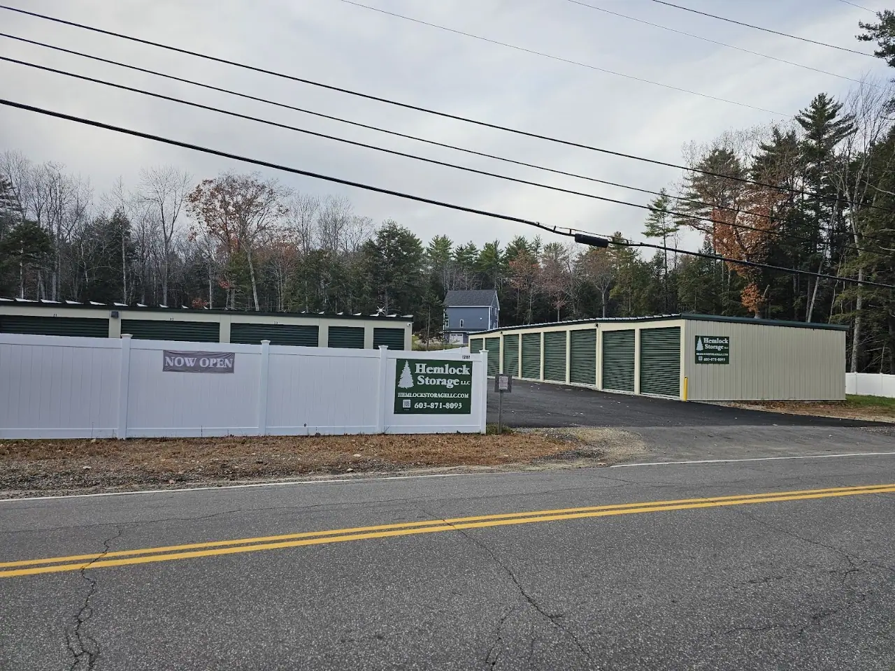 Hemlock Storage LLC, RV storage in East Wakefield