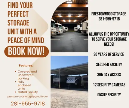 Prestonwood RV & Boat Storage in Houston, TX