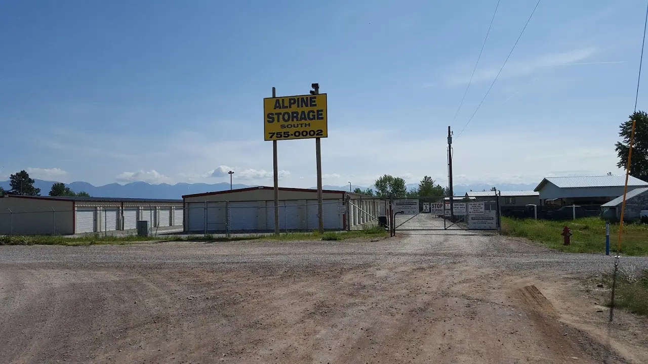 Alpine Storage, RV storage in Kalispell