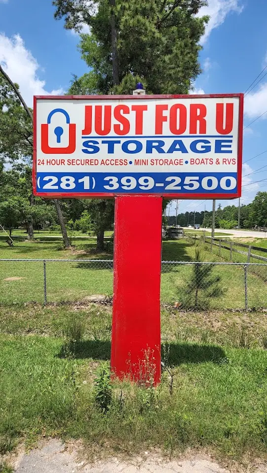 Just For U Storage, RV storage in New Caney