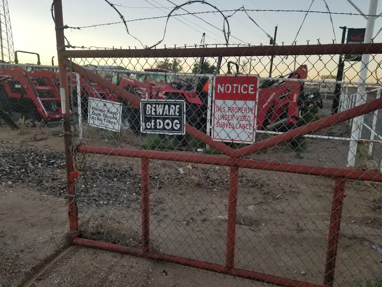 RV @ Equipment safe storage, RV storage in Albuquerque