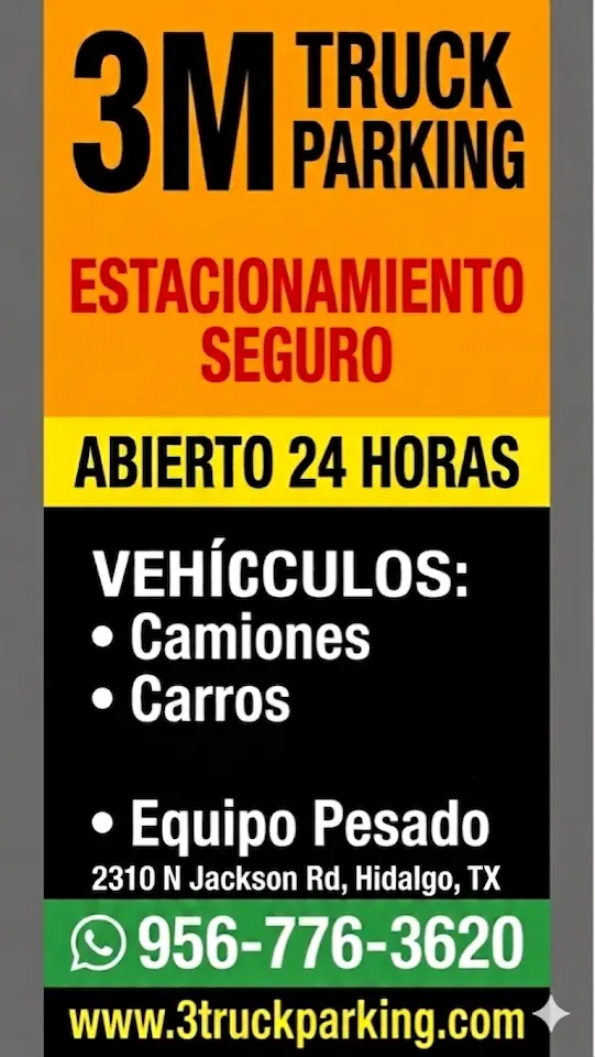 3M TRUCK PARKING & STORAGE, RV storage in Hidalgo