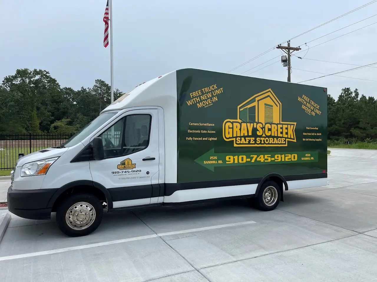 Gray's Creek Safe Storage, RV storage in Fayetteville