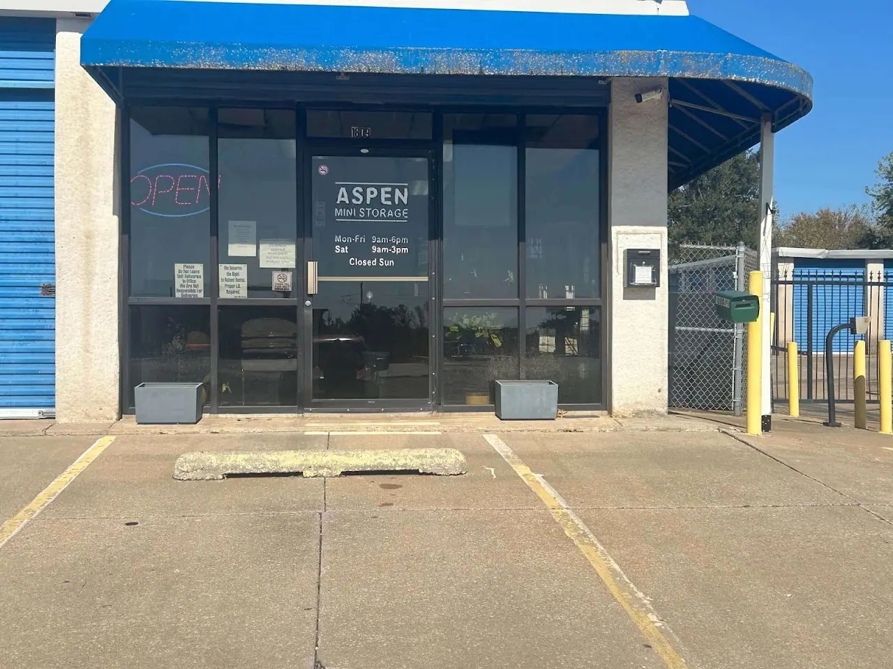 Aspen Mini Storage, RV storage in Broken Arrow