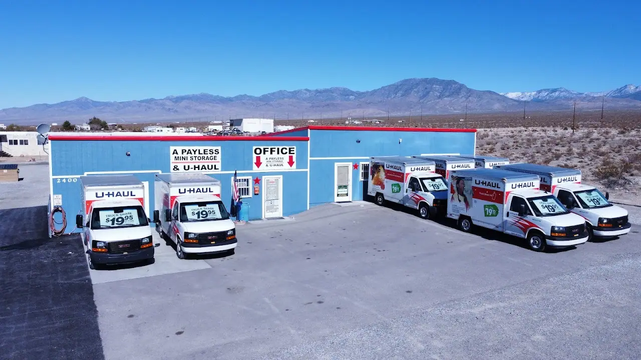 A Payless Mini Storage, RV storage in Pahrump