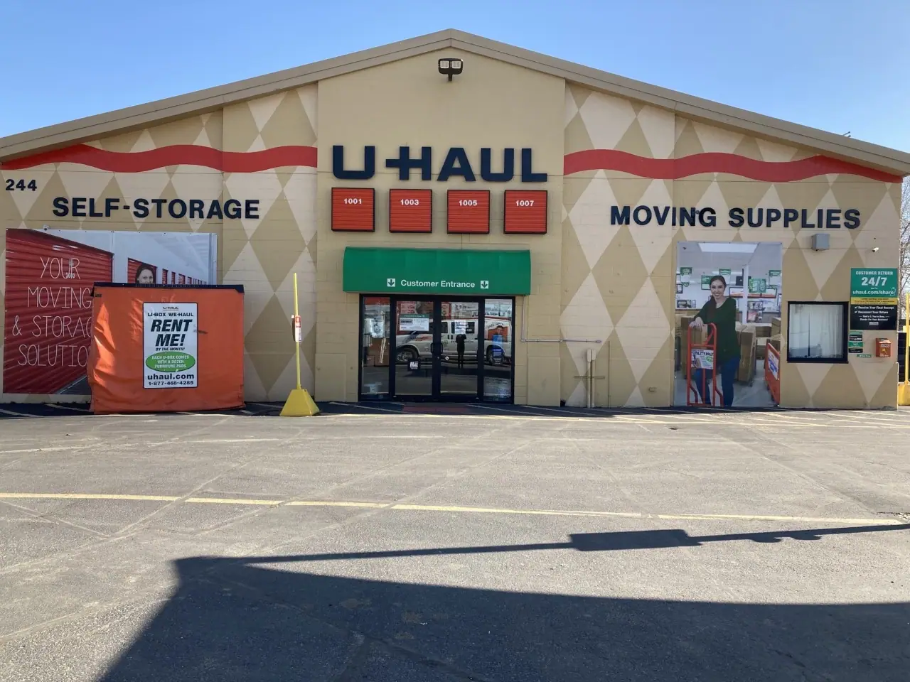 Self-Storage at U-Haul, RV storage in Rome