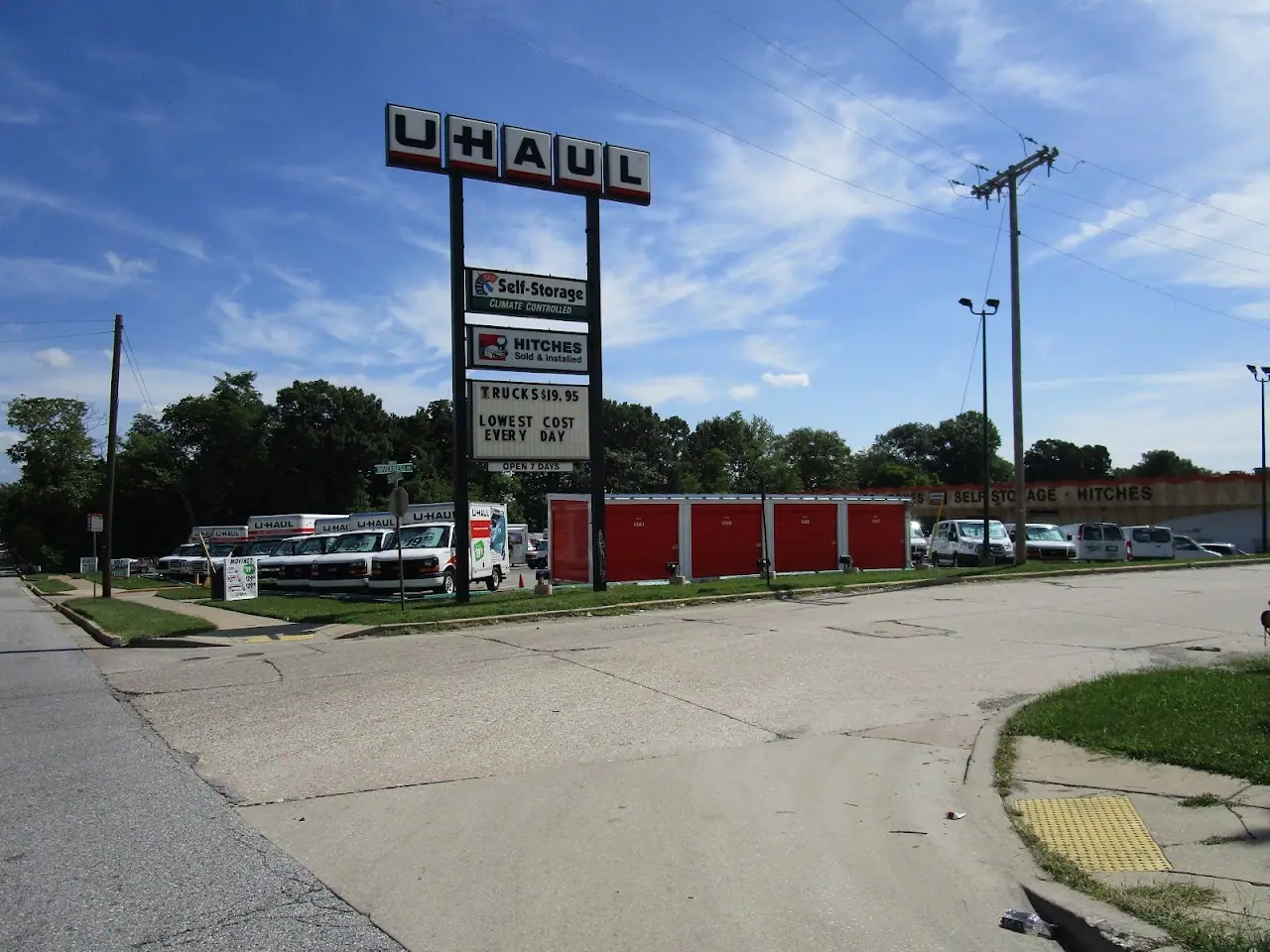 Self-Storage at U-Haul, RV storage in Baltimore