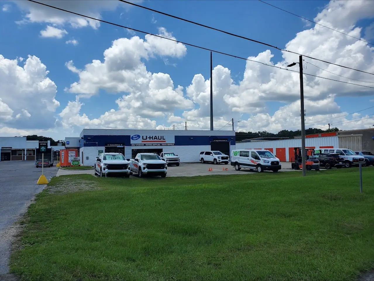 Self-Storage at U-Haul, RV storage in Mobile