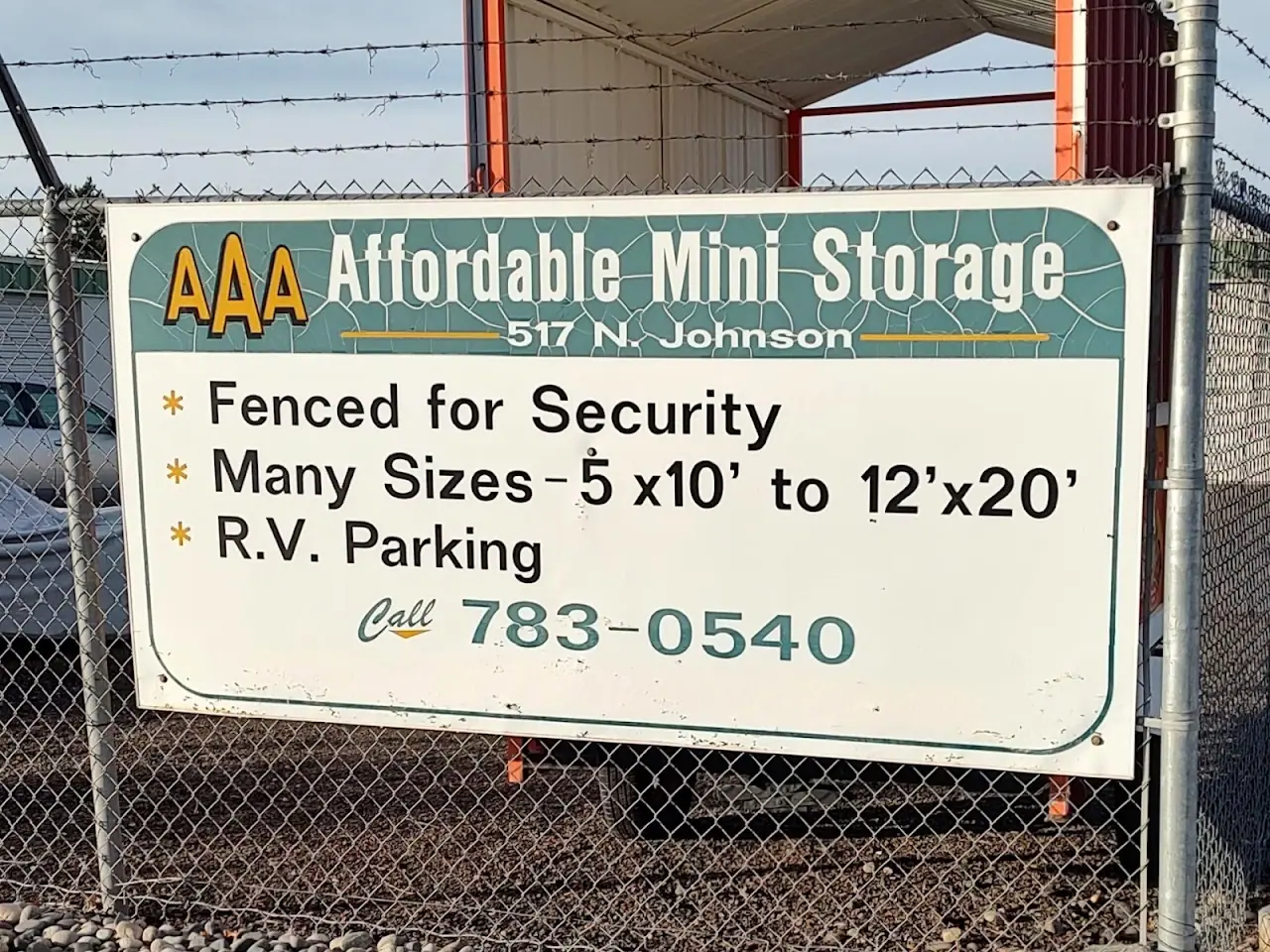 AAA Affordable Mini Storage, RV storage in Kennewick