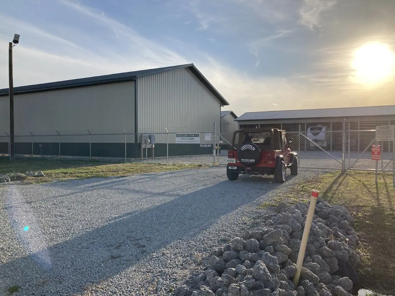 Creekside RV Covered Storage, RV storage in New Bern