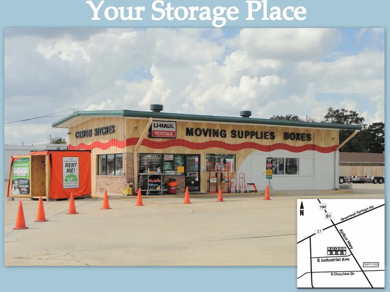 Self-Storage at U-Haul, RV storage in Baton Rouge
