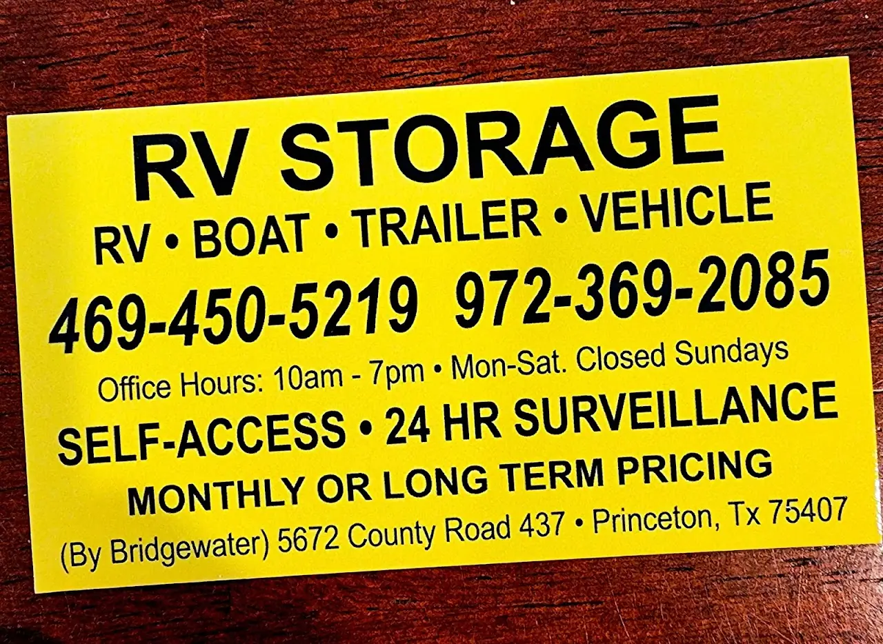 Burgess RV, RV storage in Princeton