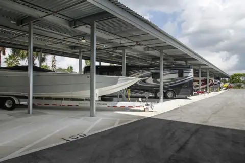 Covered Boat and RV Storage in Pompano Beach, FL